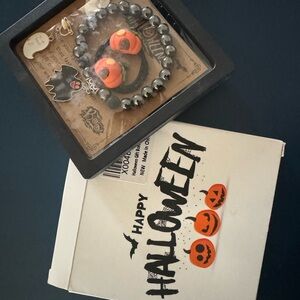 Festive Halloween Pumpkin Bracelet